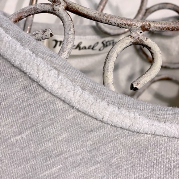 Michael Stars modern lounge terry sweatshirt - Picture 8 of 9